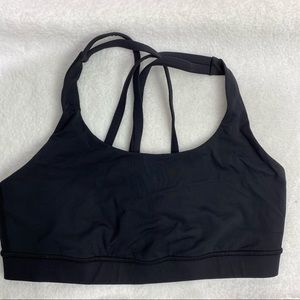 lululemon athletica Black Strappy Sports Bra